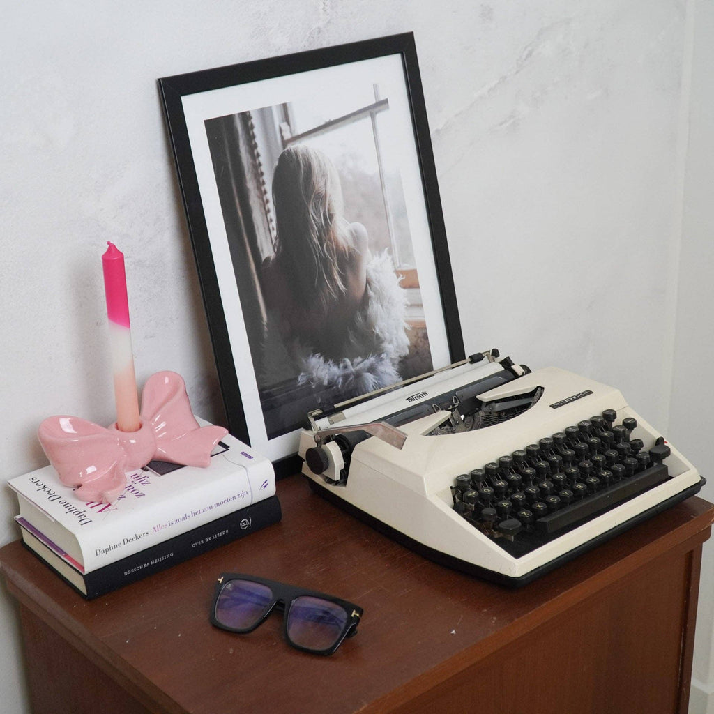 Žvakidė - rožinis kaspinėlis