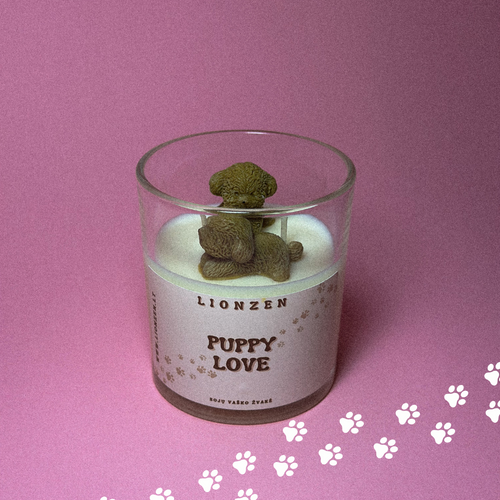"Lionzen" Sojų vaško žvakė - Puppy Love