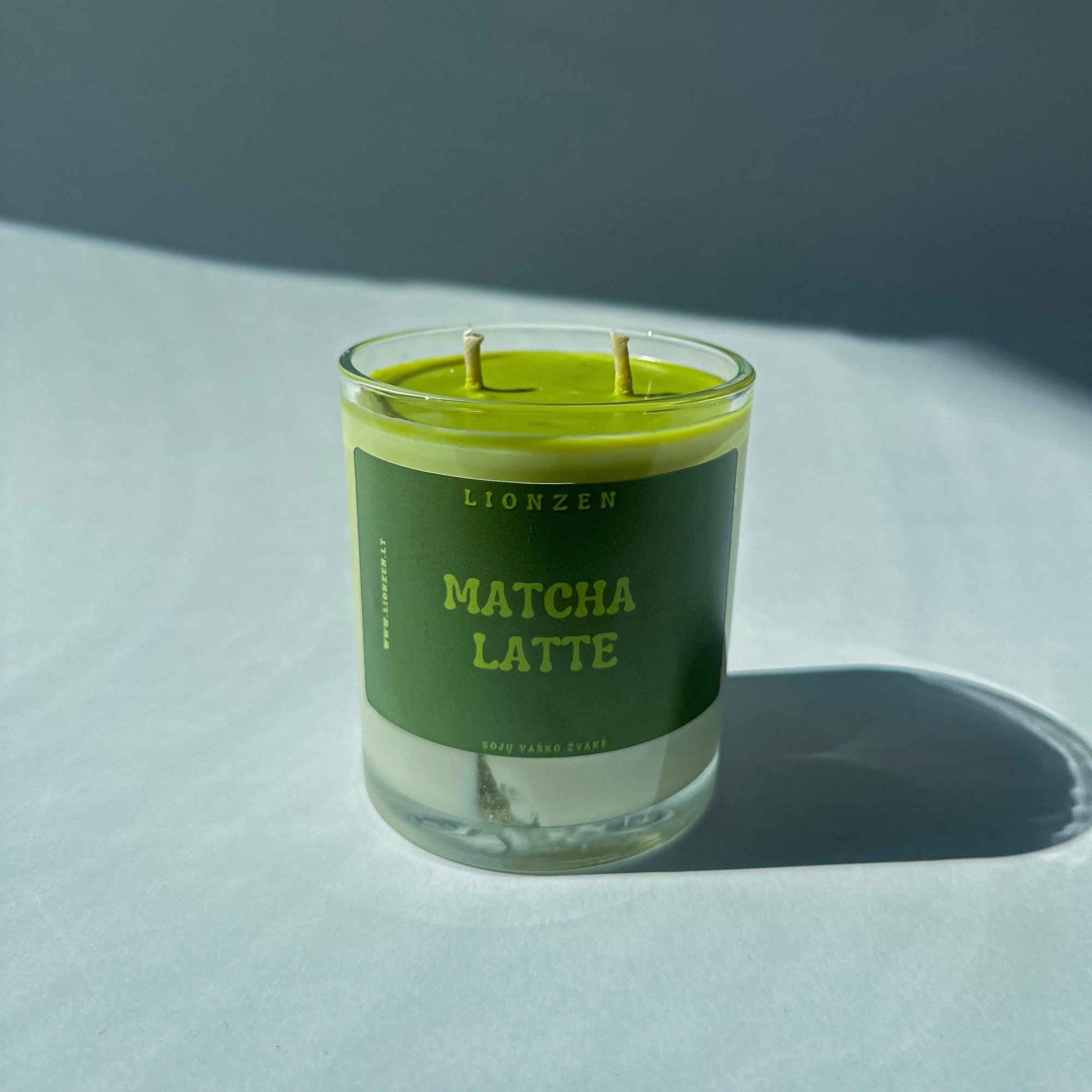 Sojų vaško žvakė - Iced Matcha Latte