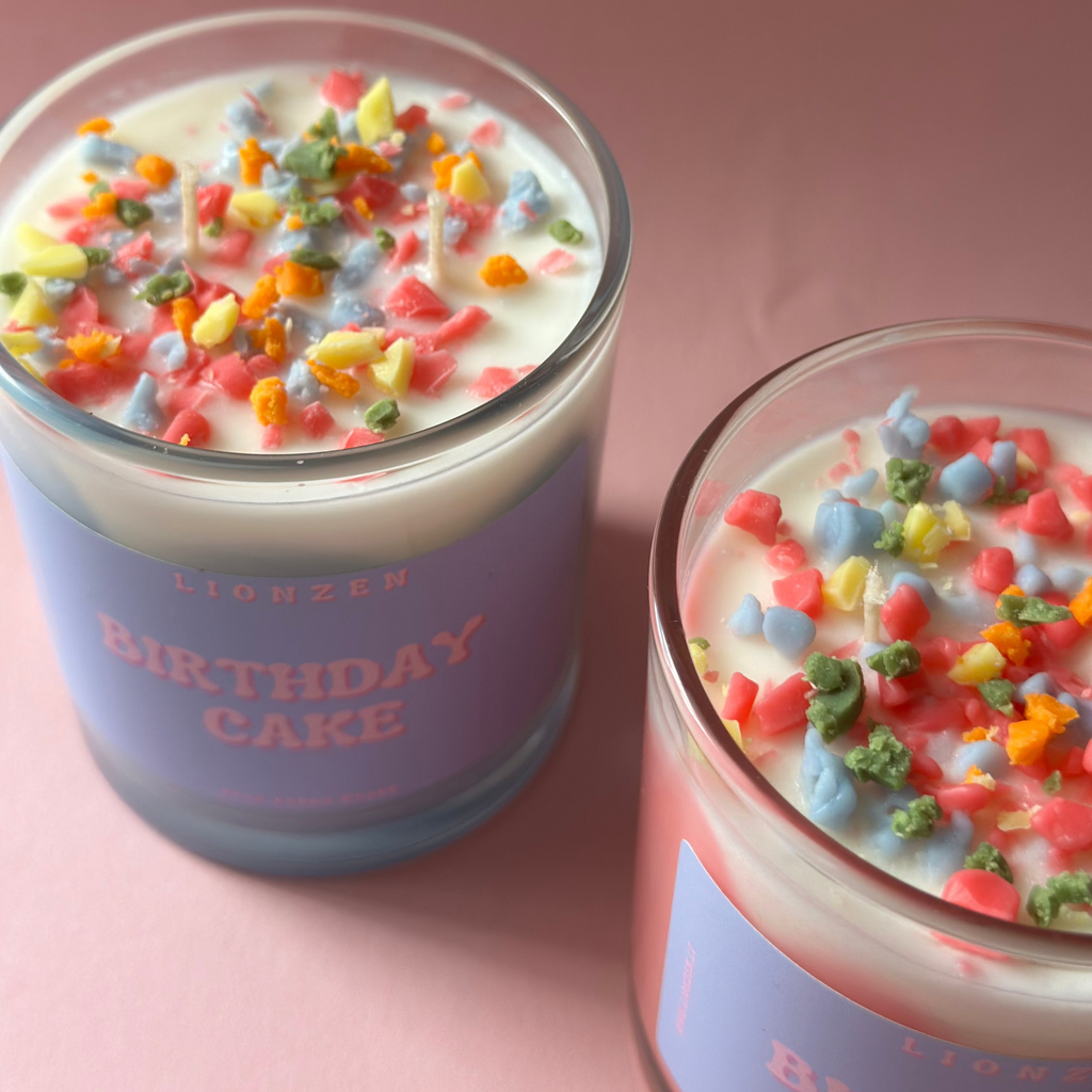 "Lionzen" Sojų vaško žvakė - Birthday Cake