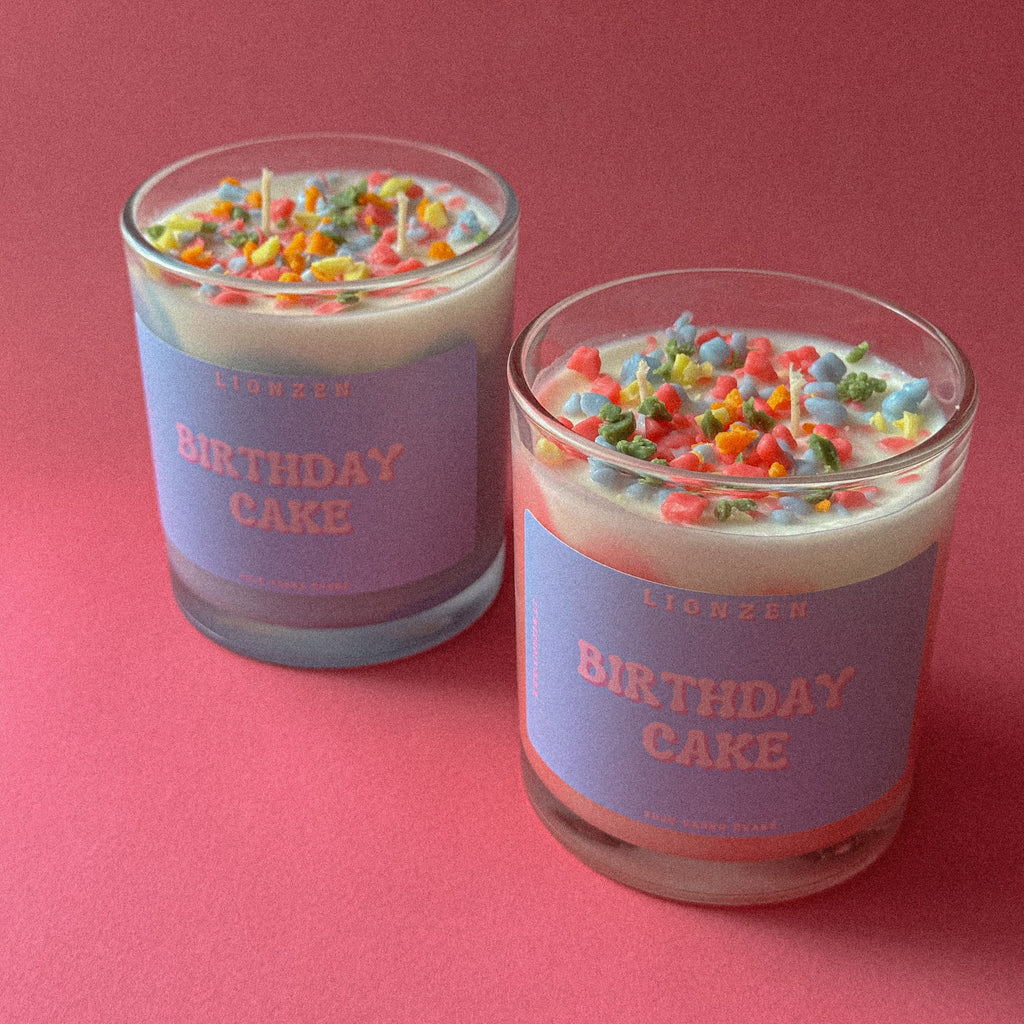 "Lionzen" Sojų vaško žvakė - Birthday Cake