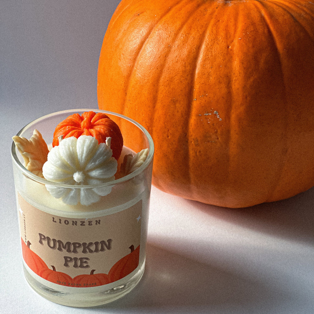 "Lionzen" Sojų vaško žvakė - Pumpkin Pie