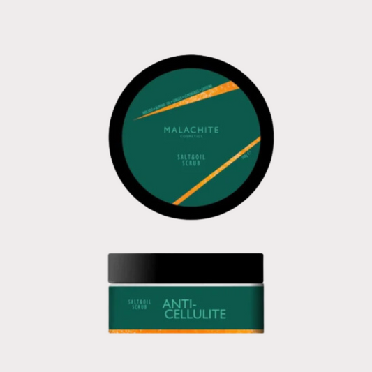 Anticeliulitinis kūno šveitiklis MALACHITE COSMETICS "Salt and oil scrub", 300 g